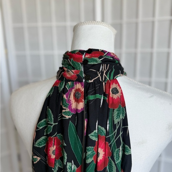 NWT Misa Los Angeles Floral Halter Jumpsuit | Large - Picture 6 of 8